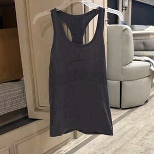 lululemon athletica Charcoal Swiftly Tech Tank Top